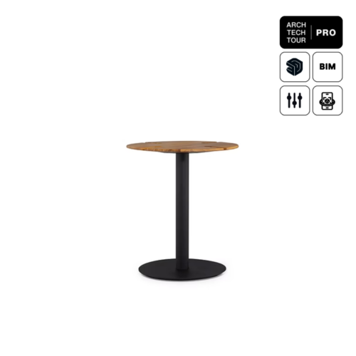 Mesa Lateral Circle Single 45x45 (teka)